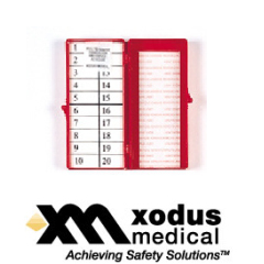 Nadel und Klingensammler, Schaumstoff / Haftstreifen, 20 - 40 Zählfelder