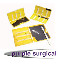 Nadel und Klingensammler, Klefefläche/Schaumstoff, w/BR mittel