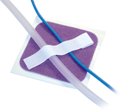 Schlauchhalter/Schlauchfixierung 7,5 x 7,5 x 0,3 cm