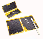 Nadel und Klingensammler, Magnet/Schaumstoff, 15 Zählfelder w/BR medium