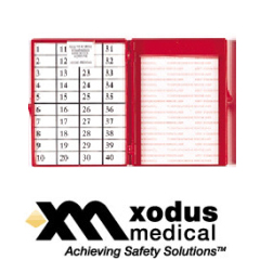 Nadel und Klingensammler, Schaumstoff / Haftstreifen, 40 - 80 Zählfelder