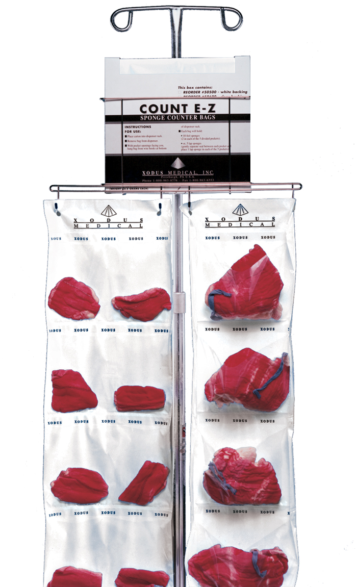 Tupferzählbeutel klar