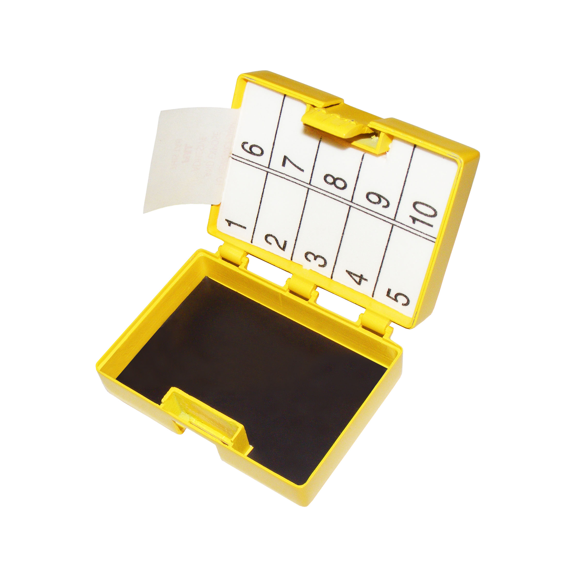 Nadel und Klingensammler, Magnet + Schaumstoff, 10 Zählfelder w/BR small